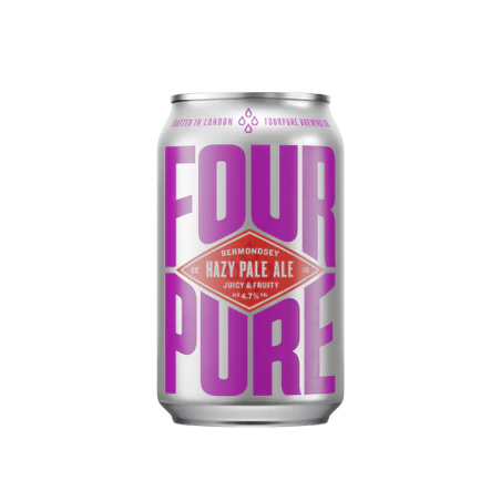 Fourpure Hazy Pale Ale x 12 cans (330ml)