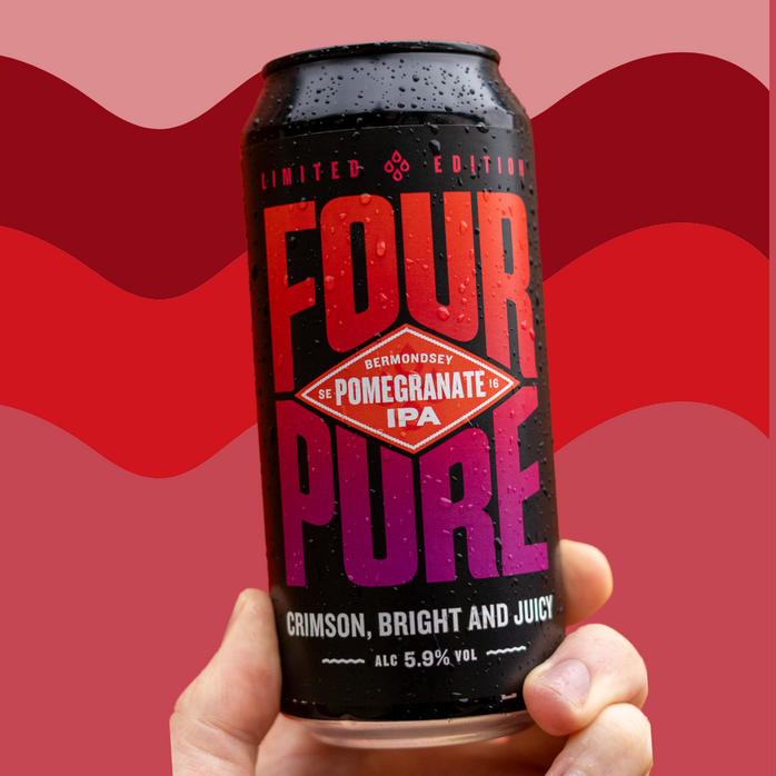 Fourpure Pomegranate IPA (440ml)